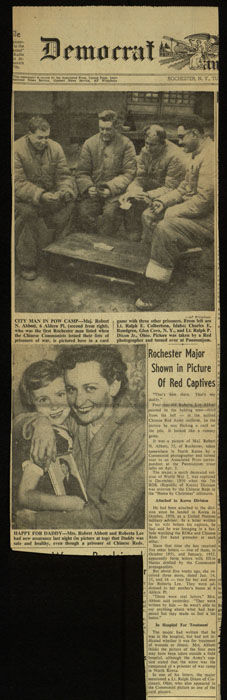 Article, “Rochester Major Shown in Pictures of Red Captives”