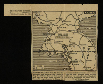 Map, Korean War