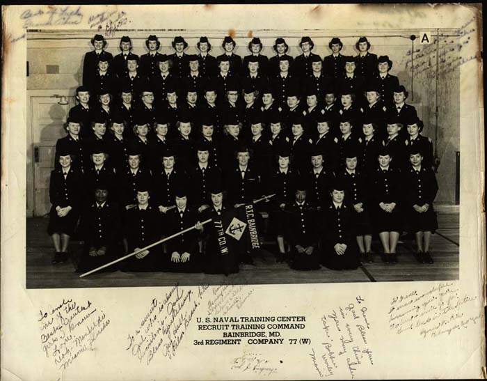 Photograph, naval training graduation