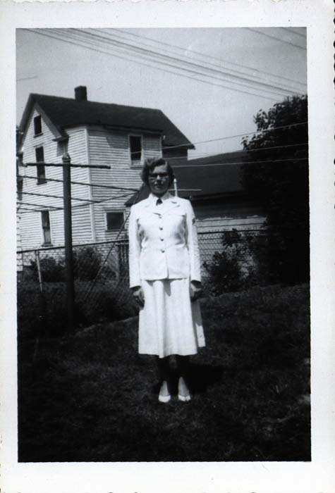 Photograph, Janet in uniform