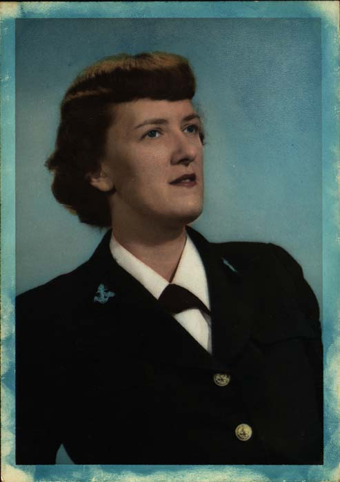 Photograph, Irene Conole portrait in naval uniform (3)