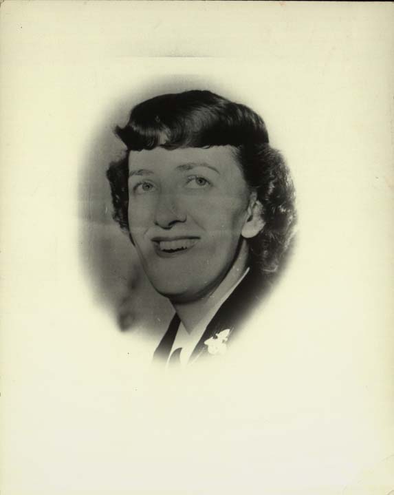 Photograph, Irene Conole portrait in naval uniform (2)