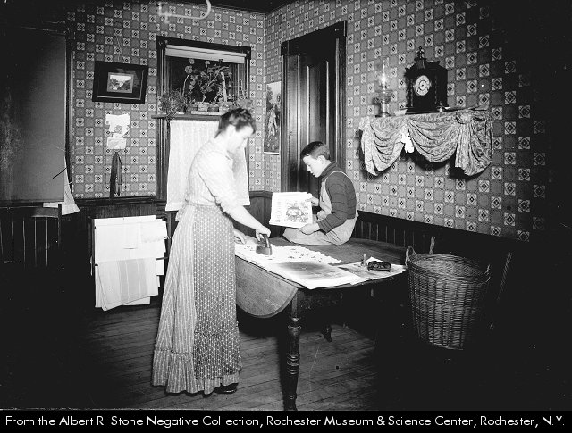 Albert R. Stone, Woman ironing