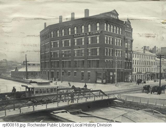 Photograph, Exchange Street swing bridge, Rochester, NY