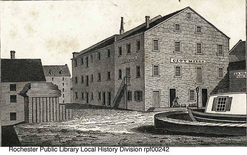 Engraving, City Mills at Child’s Basin